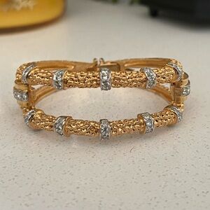 Jomaz Textured Gold Bracelet